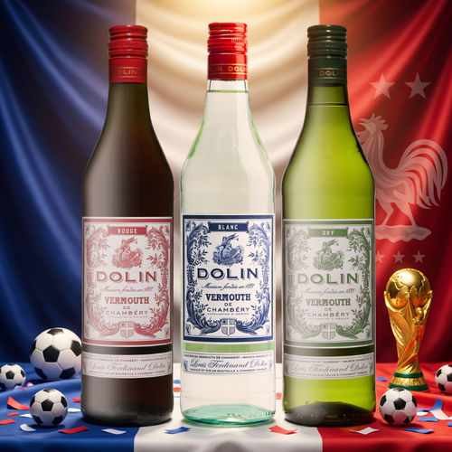 Trilogia de Vermouth Dolin Dry, Rouge y Blanc