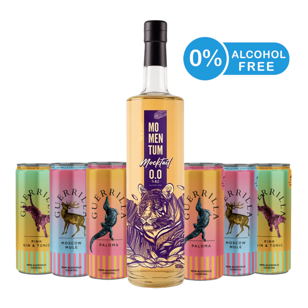 Pack Sin Alcohol: Mocktail + Cocteles RTD