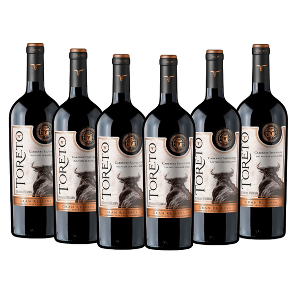 6x Vino Toreto Gran Reserva Cabernet Sauvignon 750ml