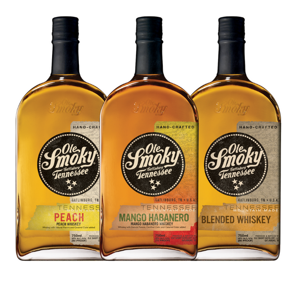 Pack Whiskey Ole Smoky 750ml x3