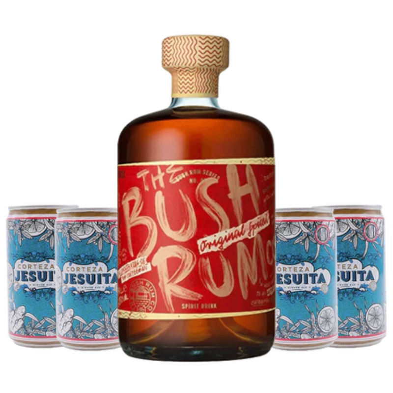 Bush Rum Spice + 4 Corteza Jesuita Ginger Ale Tónica