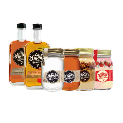 6x Miniaturas Ole Smoky Whisky