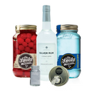 Pack Dieciochero con conciere silver rum, ole smoky cherries y ole smoky sour razzin berry