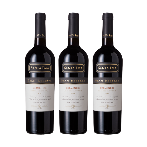 Vino Santa Ema Gran Reserva Carmenere X3