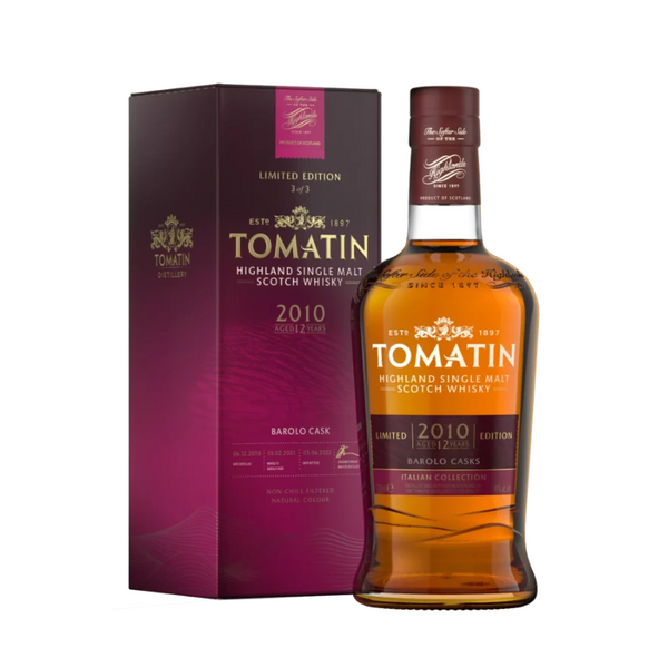 Whisky Tomatin Italian Collection Barolo Edition