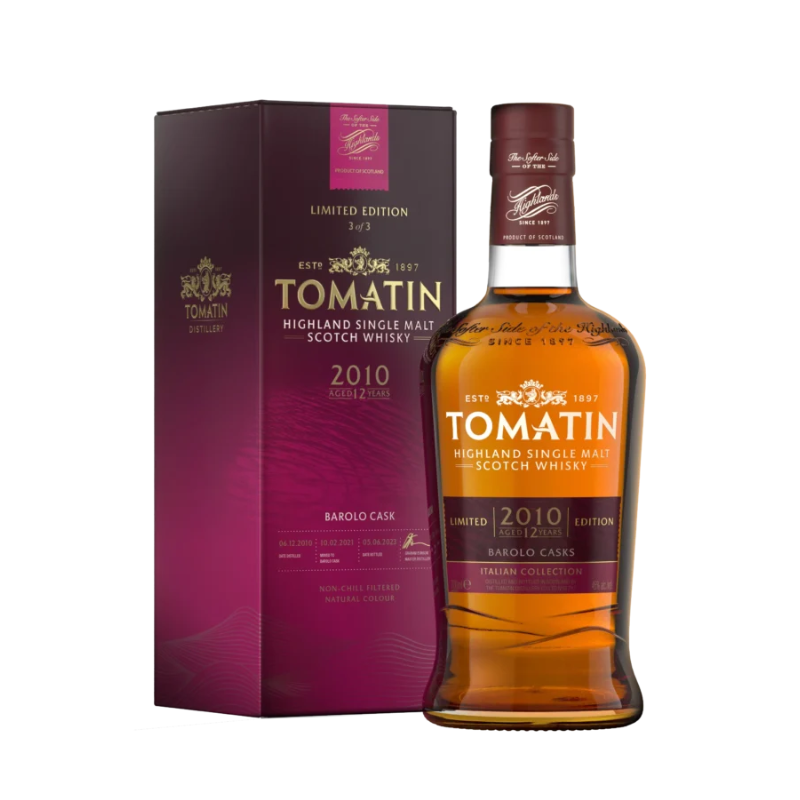 Whisky Tomatin Italian Collection Barolo Edition