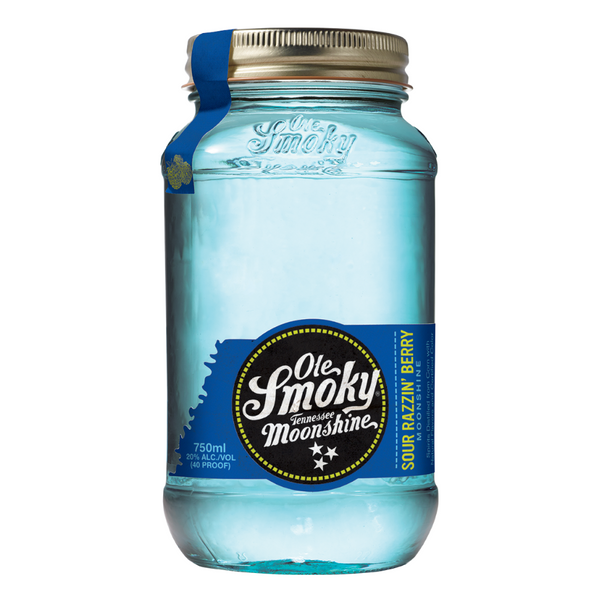 Whisky en frasco sabor a moras azules
