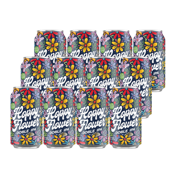 Pack 12 Cervezas Hoppy Flower Doble IPA 330cc
