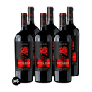 6x Vino Bestia Roja Gran Reserva Cabernet 750cc