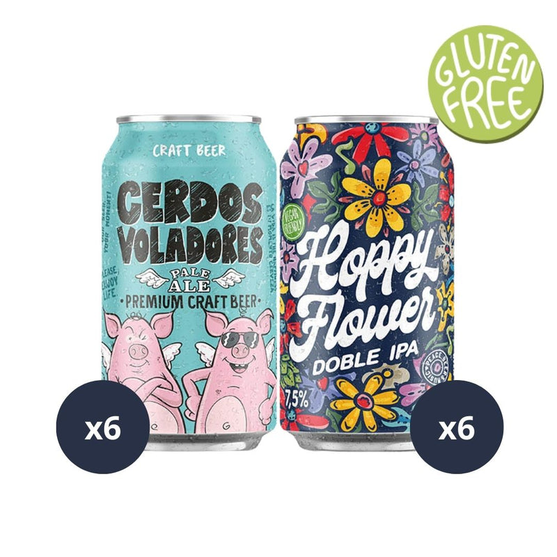 Pack 12 Cervezas Gluten Free 330cc