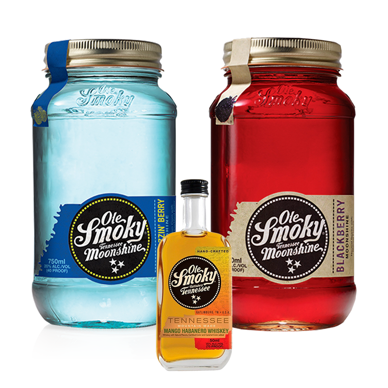 Pack 2 Whiskey Ole Smoky + Miniatura de regalo