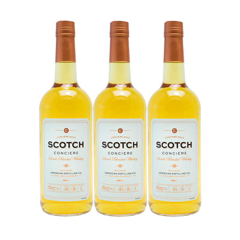 Whisky Scotch Conciere 1 Litro x3