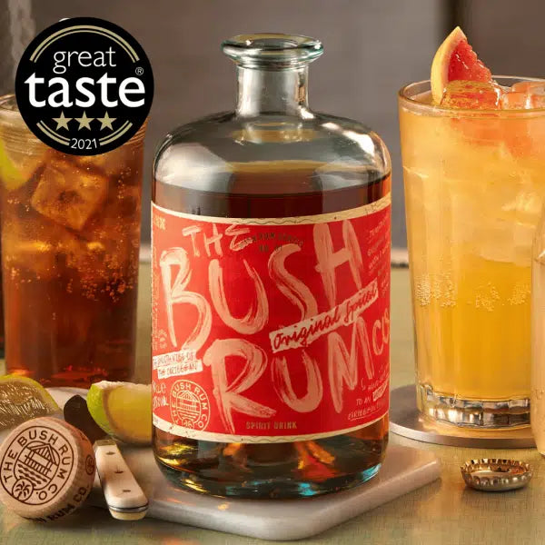 Bush Ruhm Logo The Bush Rum Original Spiced 750cc.