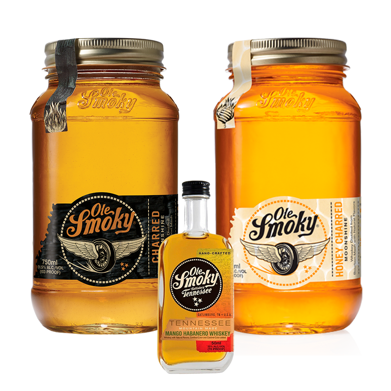 Pack 2 Whiskey Ole Smoky + Miniatura de regalo