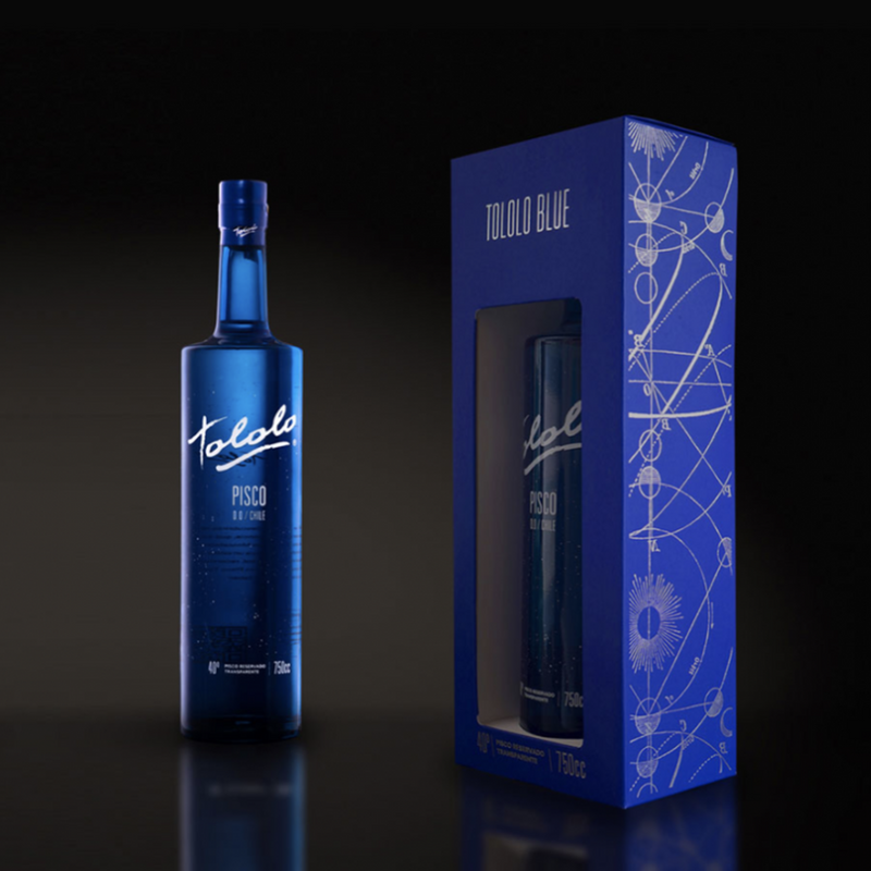 Pisco Tololo Blue 750cc.